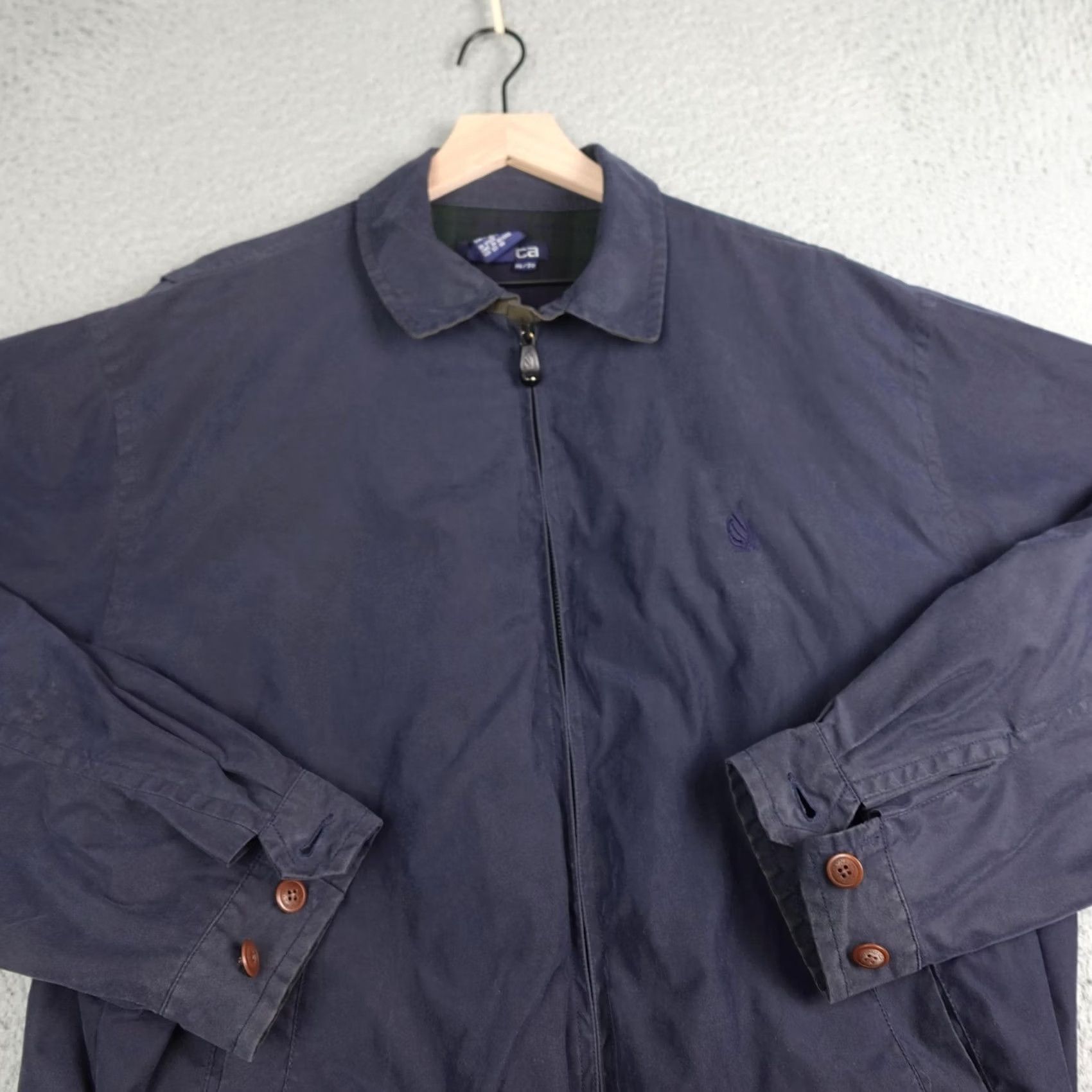 Nautica VINTAGE Nautica Jacket Mens XL Navy Blue Plaid Lined Windbreaker Outdoor 90s Size US XL / EU 56 / 4 - 4 Thumbnail