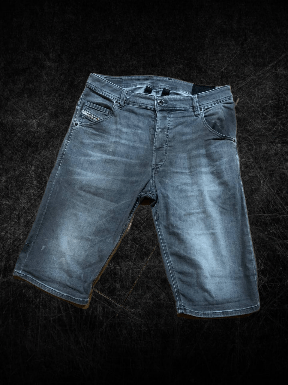Diesel Diesel Shorts Denim Industry Distressed Stretch Button Fly Size US 32 / EU 48 - 1 Thumbnail