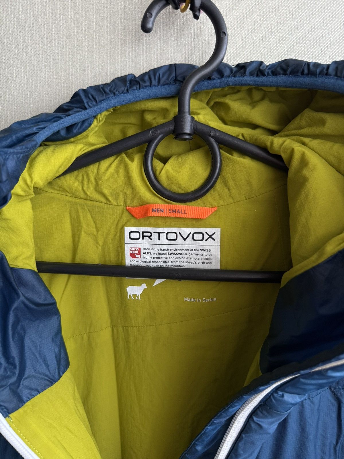 ORTOVOX Ortovox Blue Swisswool Zip Hooded Windbreaker Jacket Light Size US S / EU 44-46 / 1 - 6 Thumbnail