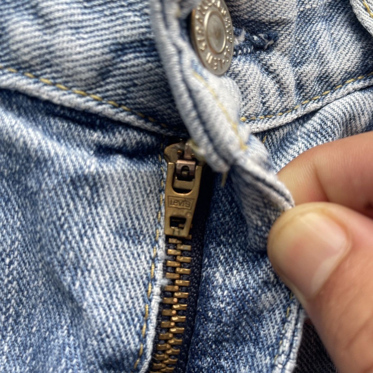 Jean × Levi's × StraightFaded W32💥 Vintage Levis 533 Straight Faded Jeans Pants Denim Size US 32 / EU 48 - 7 Thumbnail