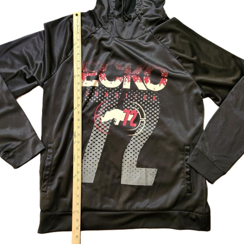 Ecko Unltd. Ecko Unltd Mens Black Hoodie Sweatshirt Size XL Size US XL / EU 56 / 4 - 4 Thumbnail