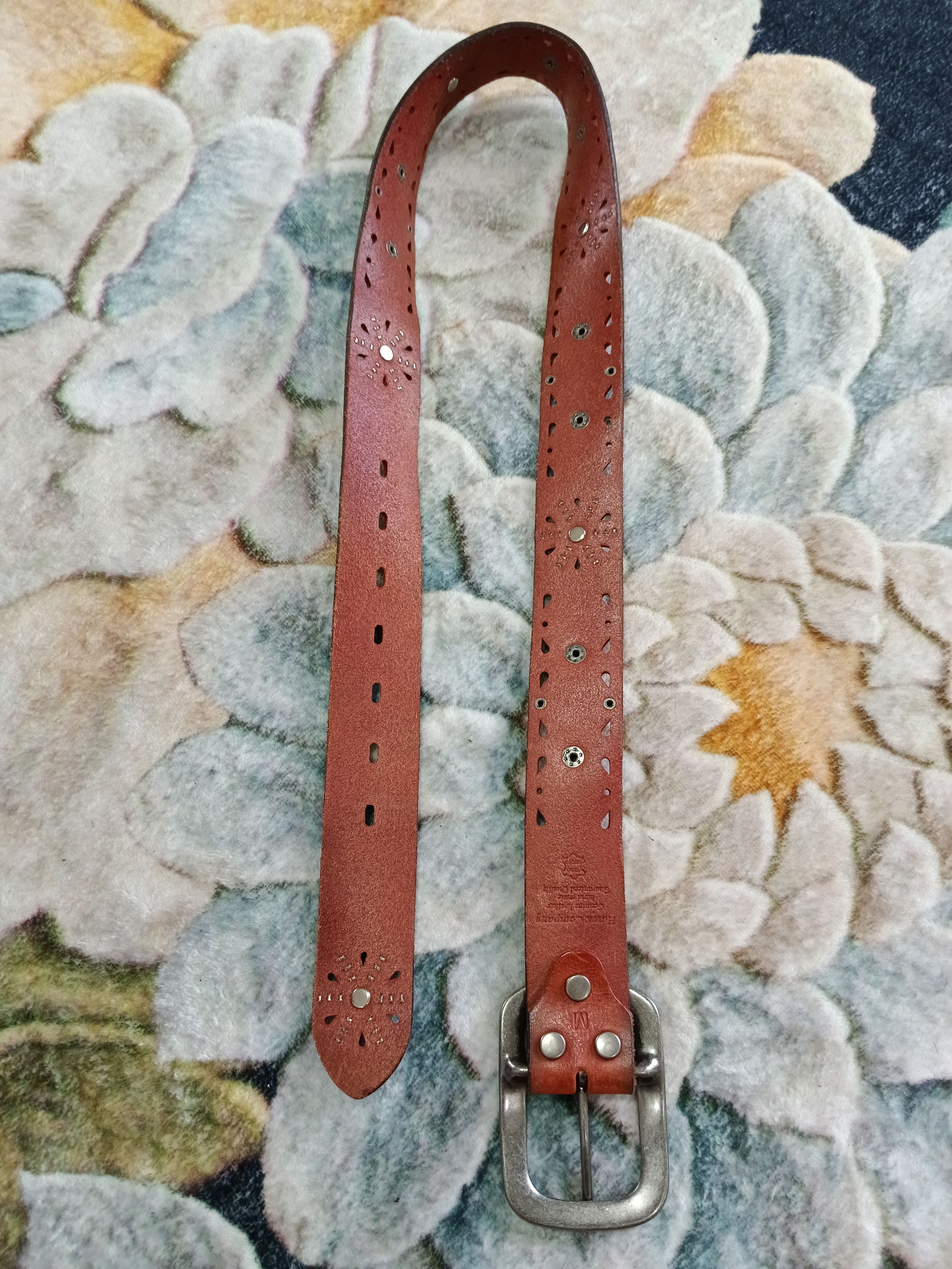 Hawk × Leather OG🔥GRAIL HAWK COMPANY.CO LEATHER BELT Size ONE SIZE - 3 Thumbnail