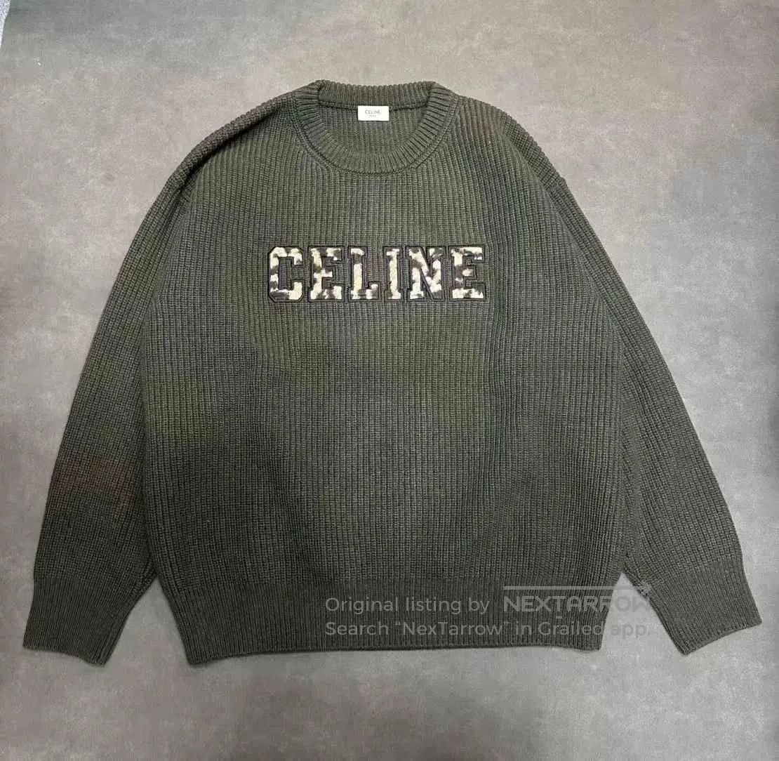 Celine Celine Boy Doll Logo Crewneck Wool Sweater. Size XS / US 0-2 / IT 36-38 - 1 Thumbnail