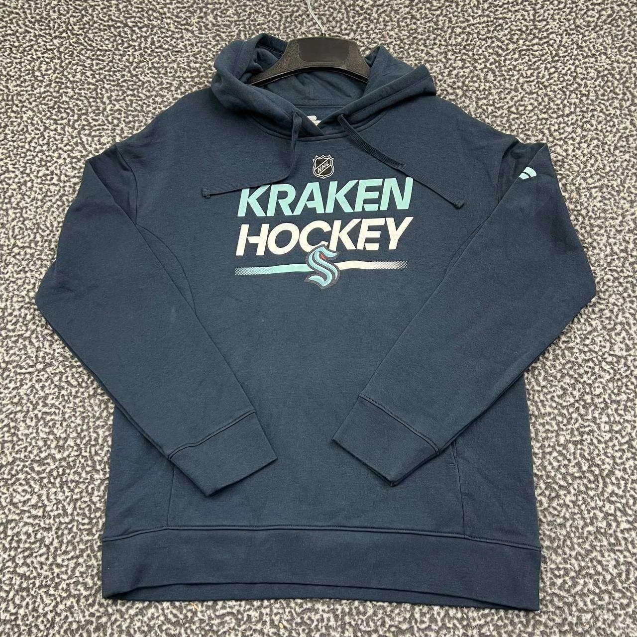 Other Seattle Kraken Hoodie Men Fanatics Pullover Long Sleeve M Size US M / EU 48-50 / 2 - 1 Thumbnail