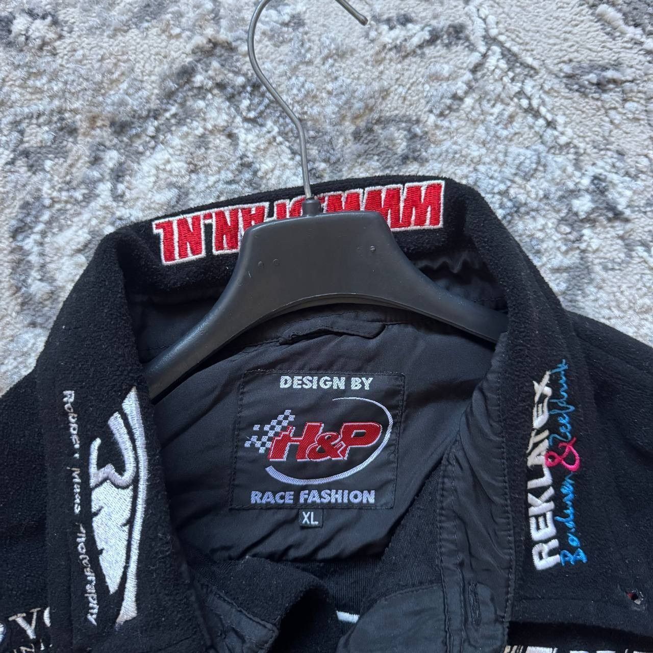 NASCAR Vintage Racing Nascar Fleece Racing Jacket Rider Moto Size US XL / EU 56 / 4 - 9 Thumbnail