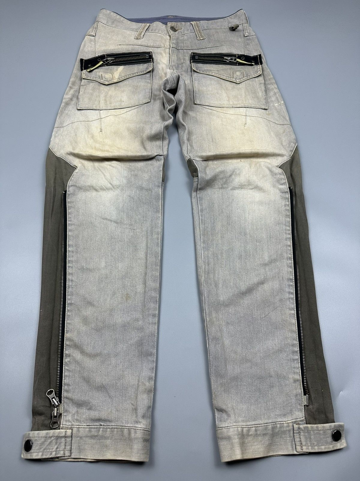 If Six Was Nine × Le Grande Bleu (L.G.B.) × PPFM 🔥Rare Sick🔥PPFM Multi Zipper Jeans Size US 32 / EU 48 - 5 Thumbnail
