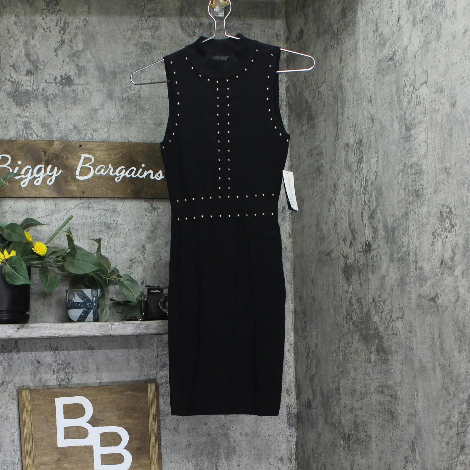 Guess Nwt Guess Veronika Sweater Dress D4bk01z1090 Jet Black Xs Size XS / US 0-2 / IT 36-38 - 1 Thumbnail