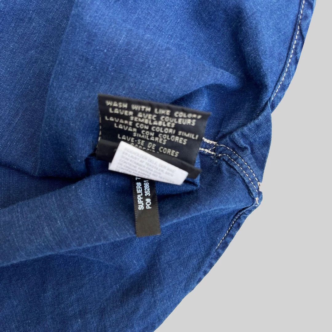 RRL Ralph Lauren RRL Pullover L/S USA Made Work Shirt Indigo Size US S / EU 44-46 / 1 - 4 Thumbnail