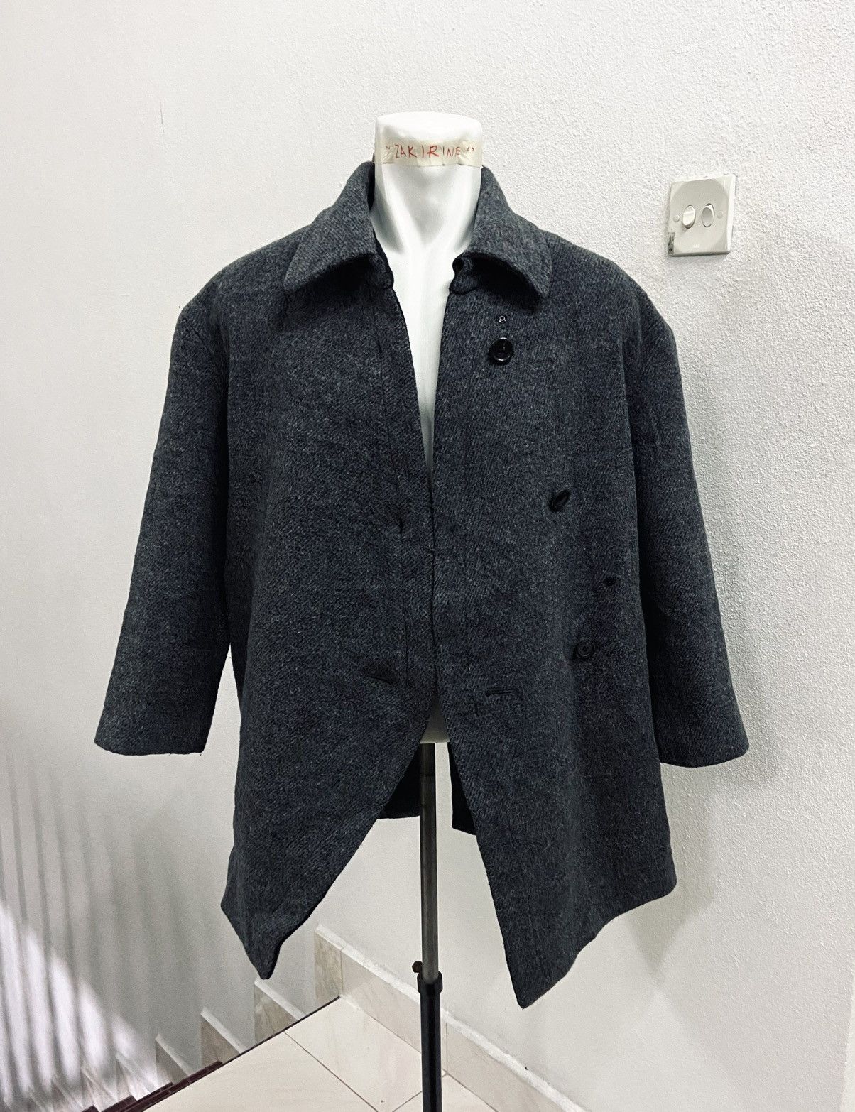 Hussein Chalayan HUSSEIN CHALAYAN WOOL JACKET Size S / US 4 / IT 40 - 1 Thumbnail