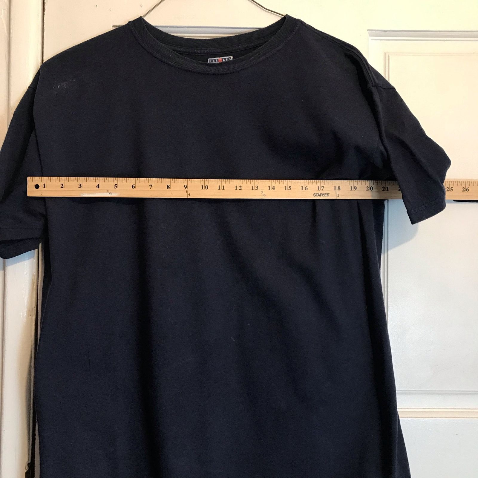 Jerzees JERZEES T-Shirt Men's L Black Short Sleeved Size US L / EU 52-54 / 3 - 6 Thumbnail