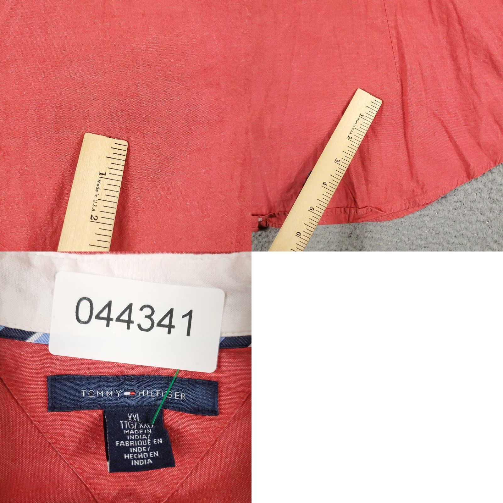 Tommy Hilfiger VINTAGE Tommy Hilfiger Women's Shirt Adult 2XL Pink Button-Up Casual Cotton Spring Summer Women Size XXL / US 16-18 / IT 52-54 - 8 Thumbnail