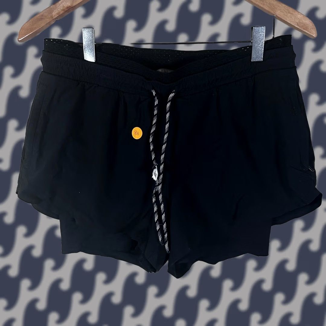 Athleta Athleta Shortie 2 in 1 Black Running Shorts Womens Size 6 Workout Gym Size 28" / US 6 / IT 42 - 1 Thumbnail