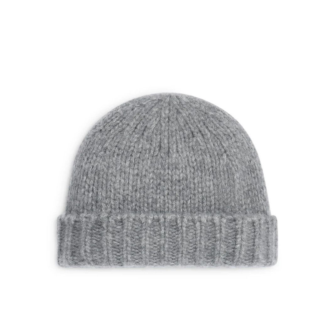 Celine CELINE $770 Light Gray Cashmere Beanie Hat New & Authentic Size ONE SIZE - 2 Thumbnail