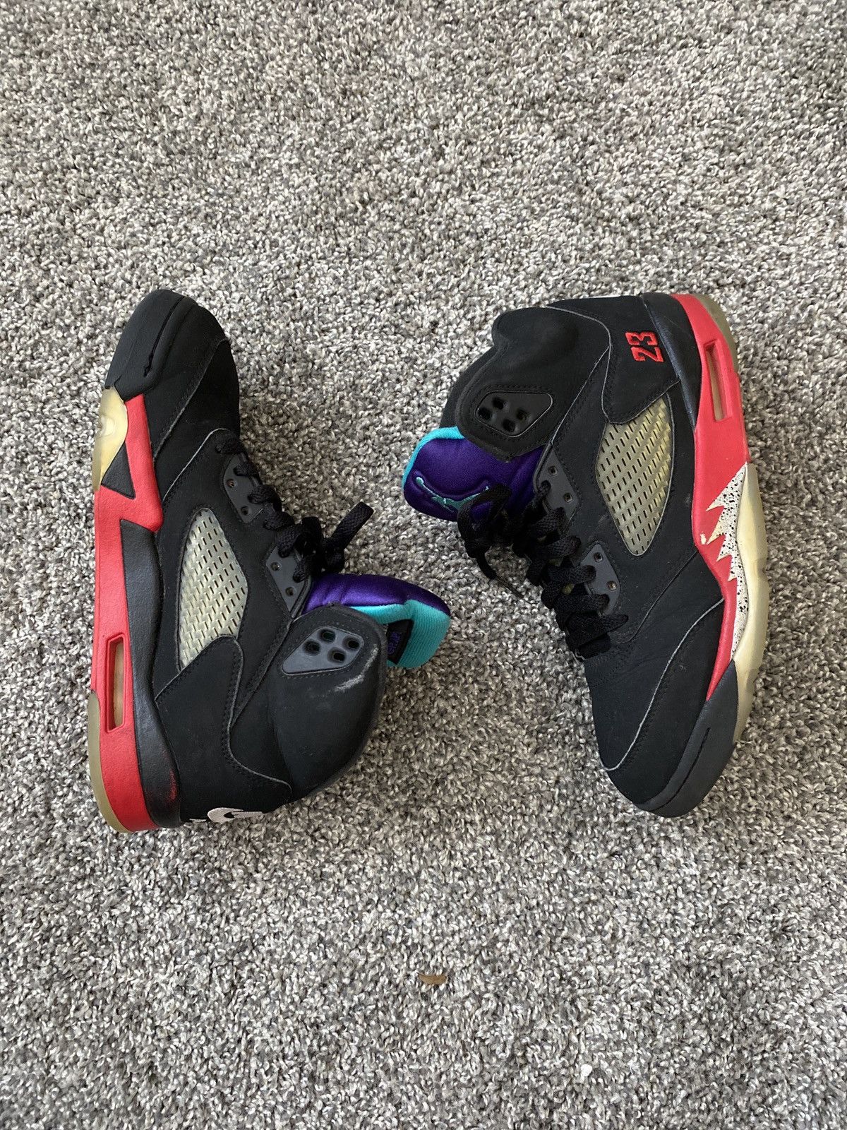 Jordan Brand Size 8 - Jordan 5 Retro Top 3 Black 2020 Size US 8 / EU 41 - 2 Thumbnail