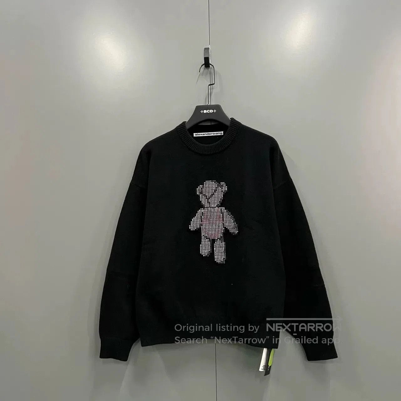 Alexander Wang alexander wang rhinestone teddy knit sweater. Size XS / US 0-2 / IT 36-38 - 1 Thumbnail