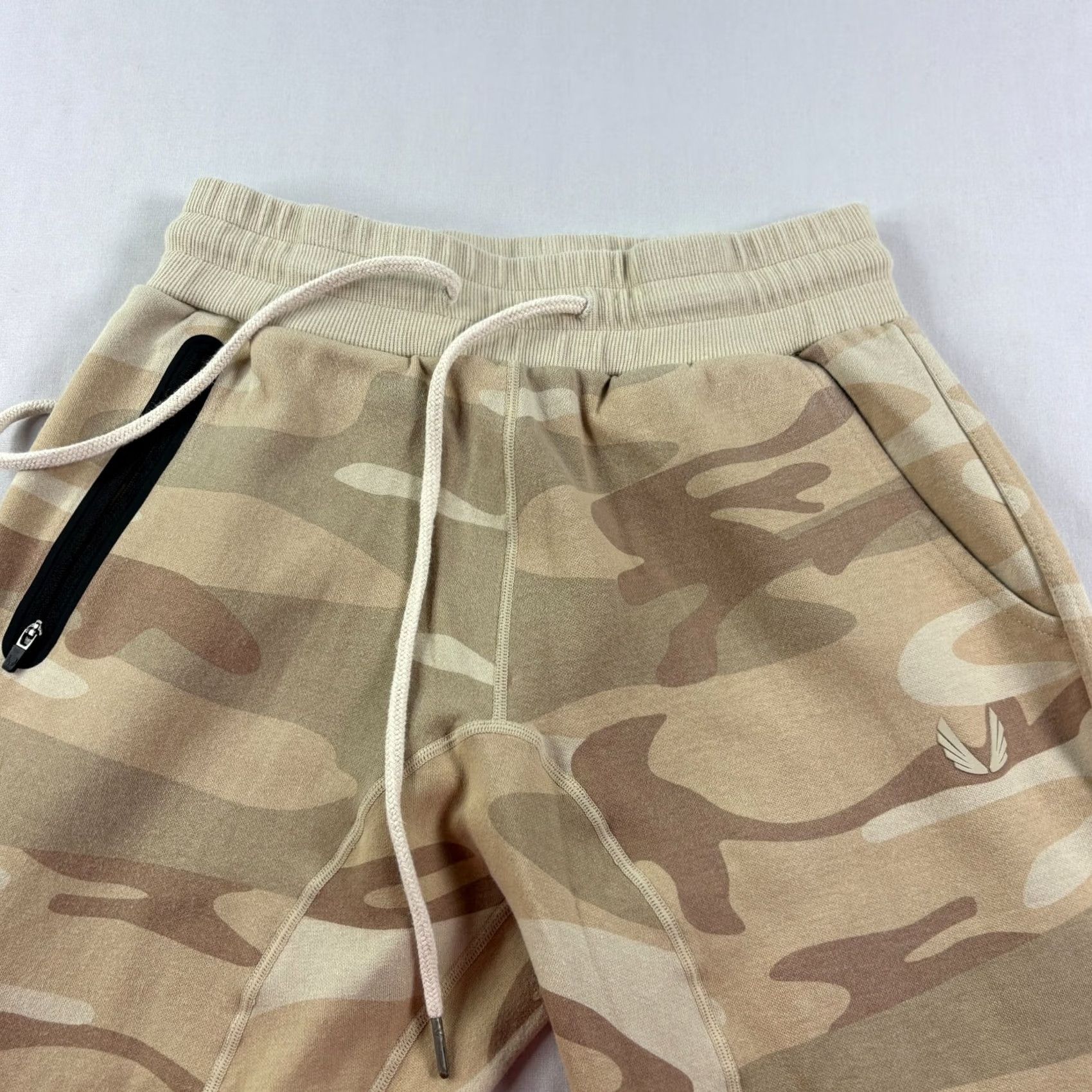 ASRV ASRV Jogger Sweatpants Mens S Beige Camouflage Tapered Gym Athleisure Lounge Pants Size US 29 - 2 Thumbnail