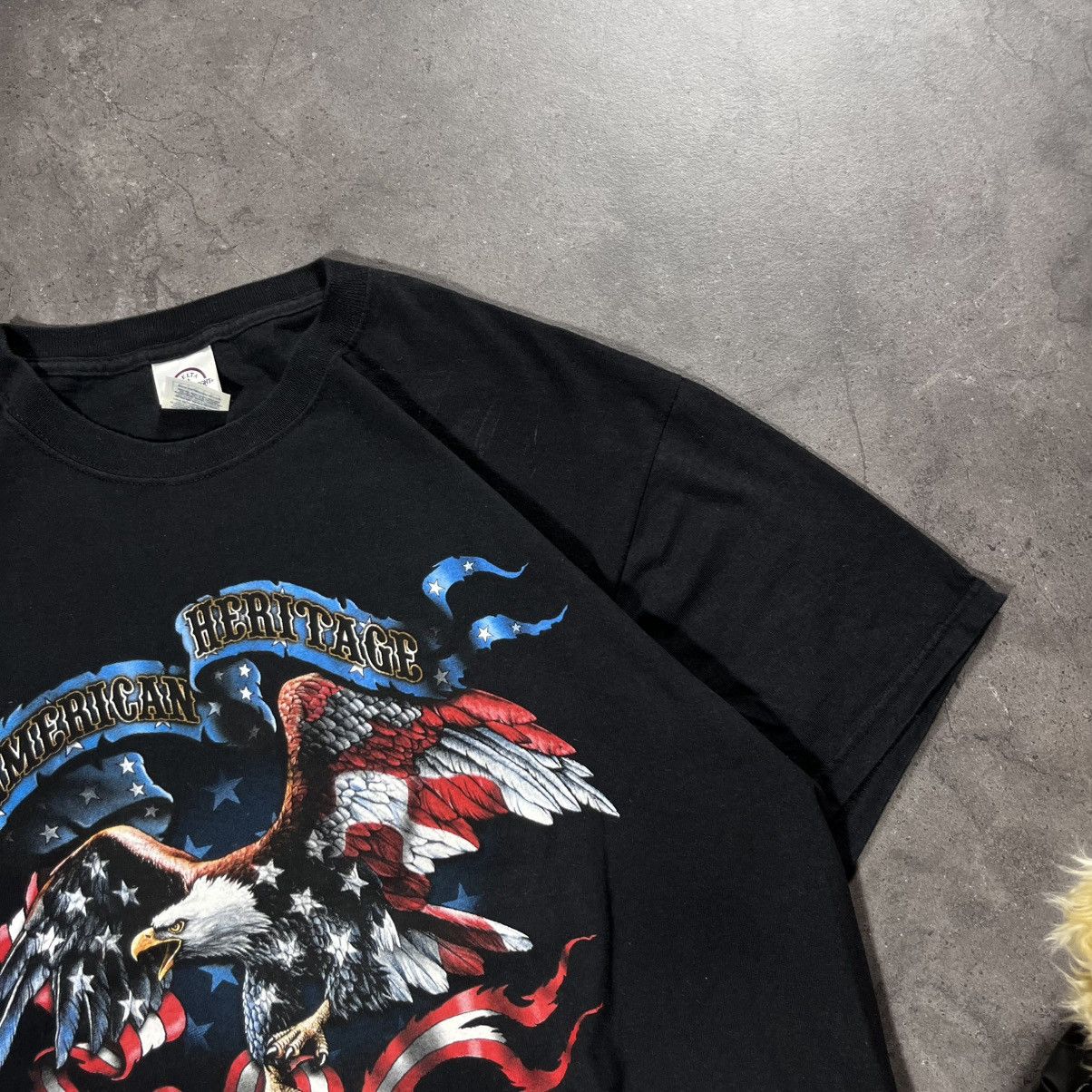 Harley Davidson Vintage 00s Harley Davidson Moto Biker Metal Tshirt Tee Size US L / EU 52-54 / 3 - 12 Thumbnail