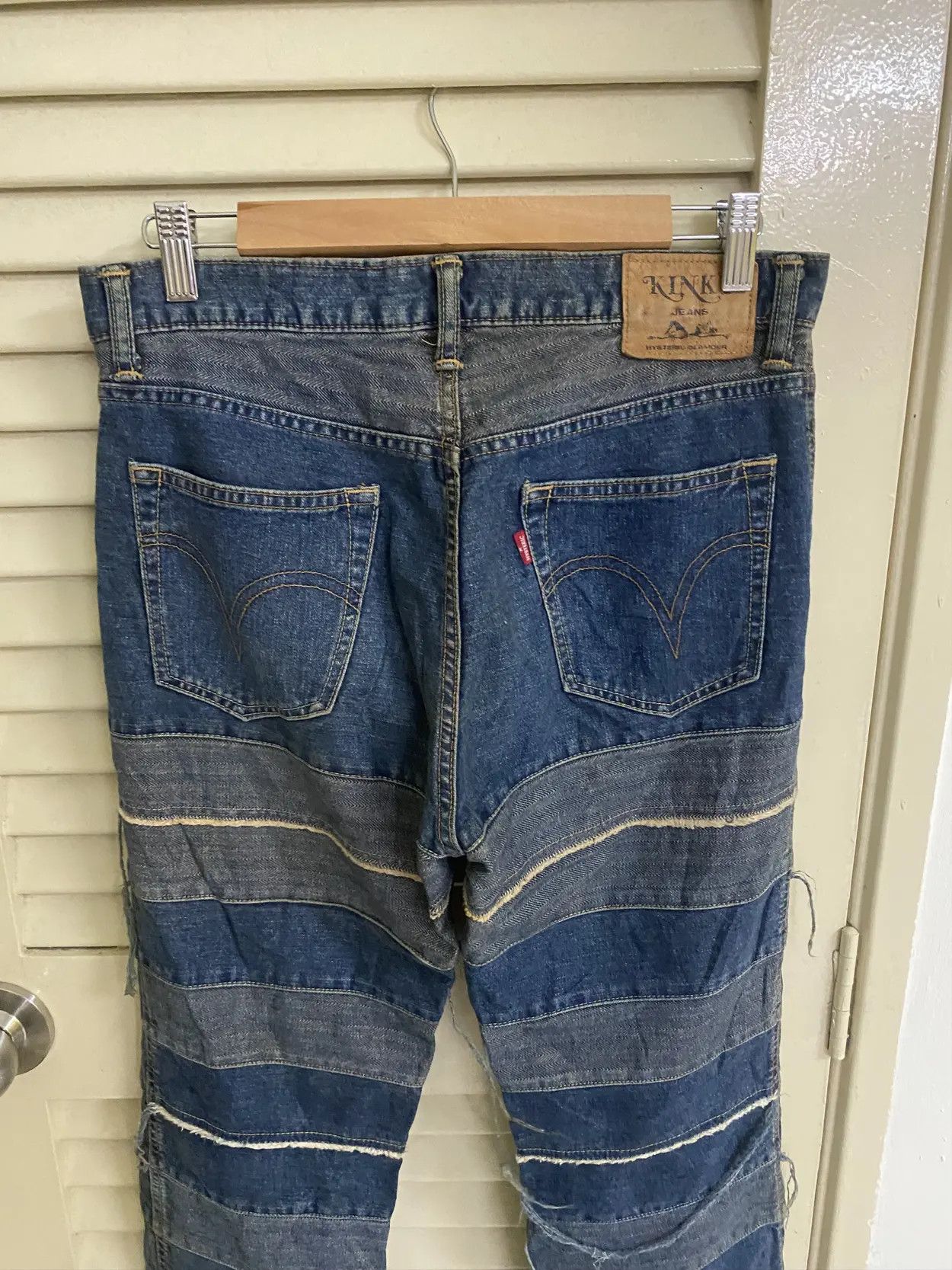 Hysteric Glamour Hysteric Glamour Hagi Boro Patchwork Denim Size US 31 - 4 Thumbnail