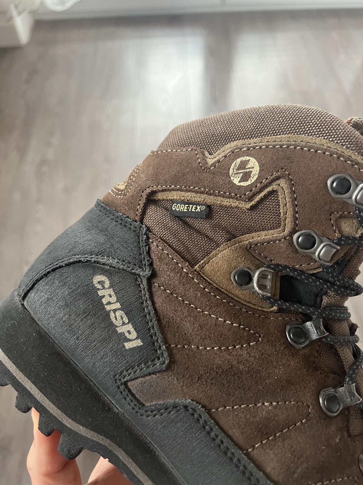 Other ‼️Crispi Hiking Rare Gore-Tex Vibram Trail High Boots‼️ Size US 7 / EU 40 - 10 Thumbnail