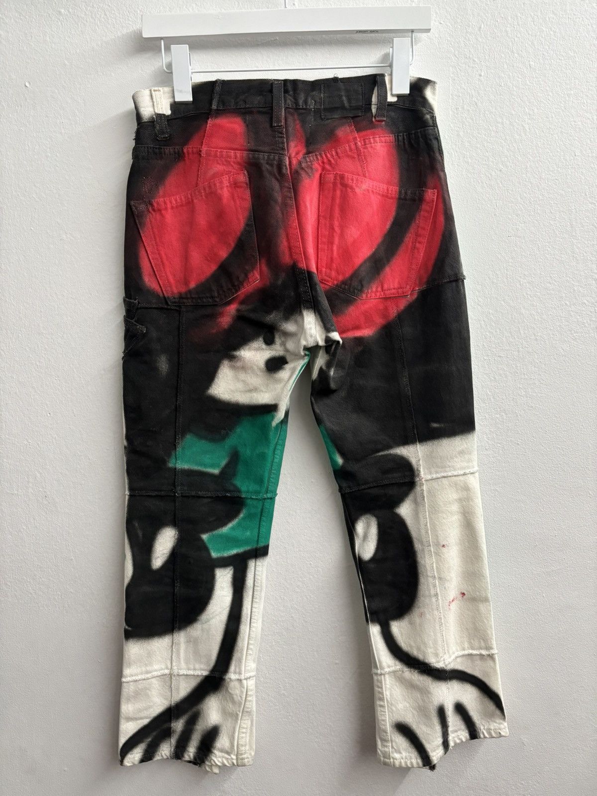 Skoloct + Soloist hand painted jeans