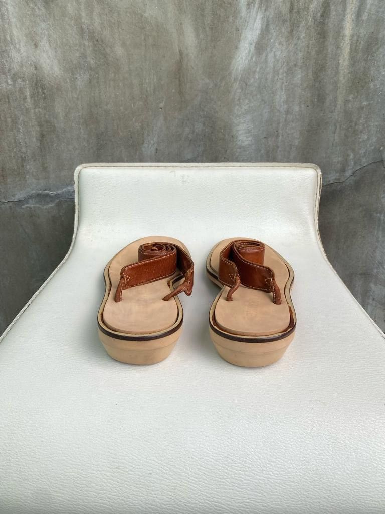 Issey Miyake Spiral Strap Low Heel Sandals Size US 7 / IT 37 - 2 Thumbnail