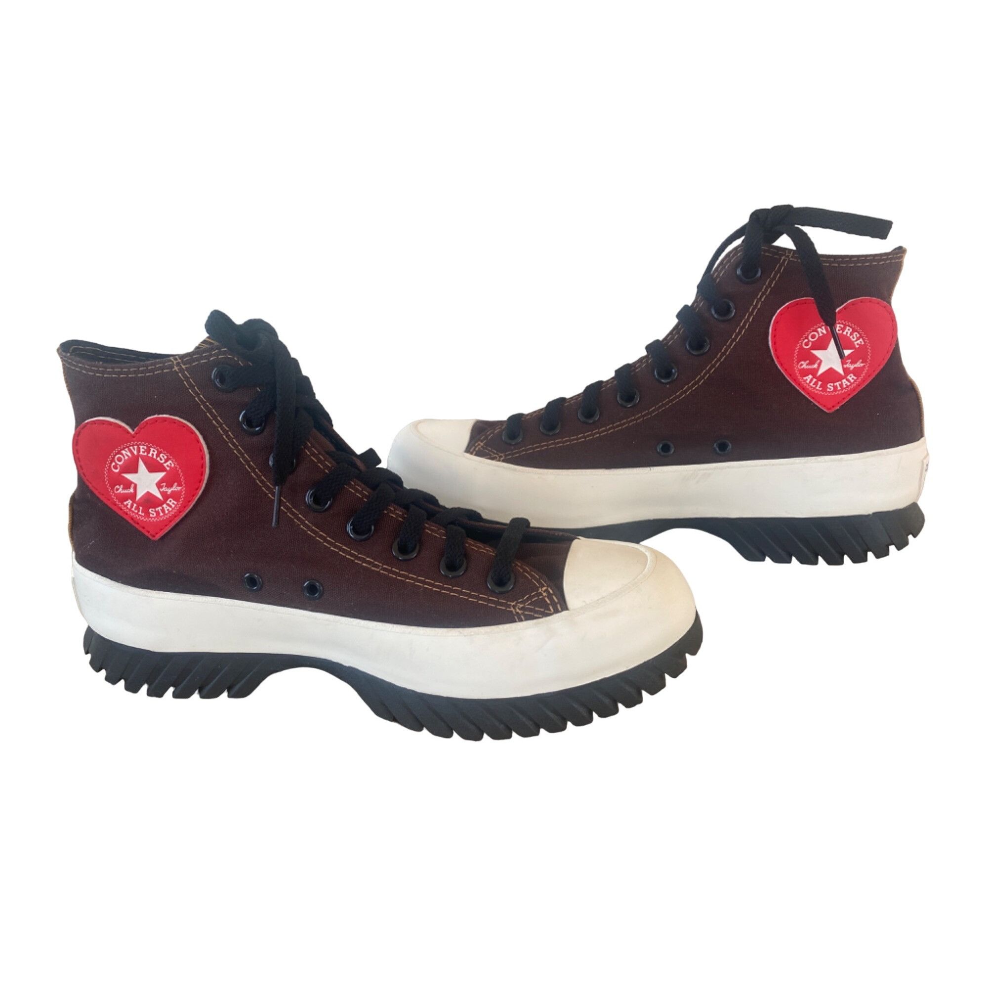 Converse Converse Chuck Taylor Lugged 2.0 Sneaker Platform Brown Canv Size US 10 / IT 40 - 13 Thumbnail