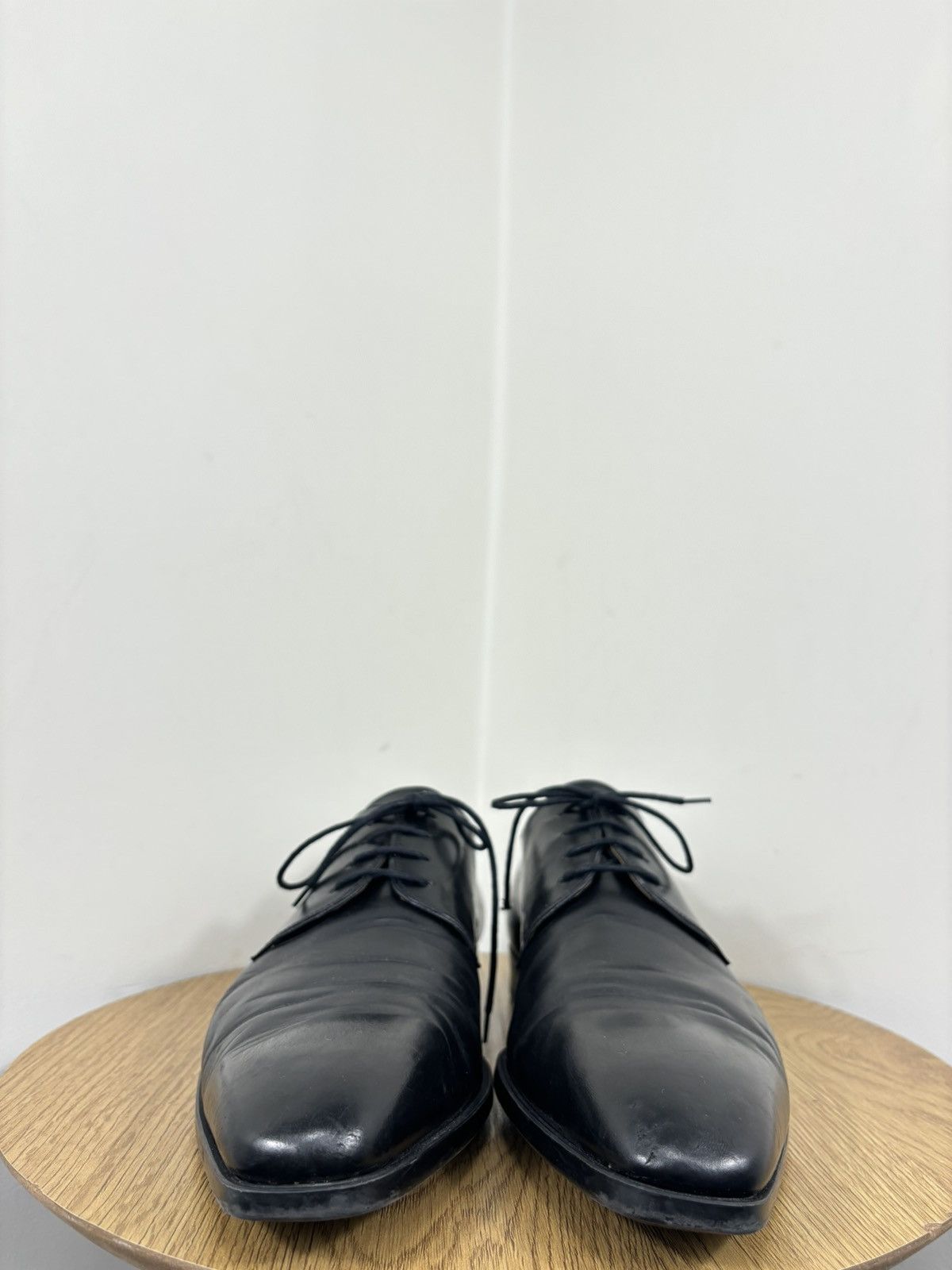 Magnanni Magnanni Men’s Black Leather Cap Toe Oxford Dress Shoes Size US 12 / EU 45 - 8 Thumbnail