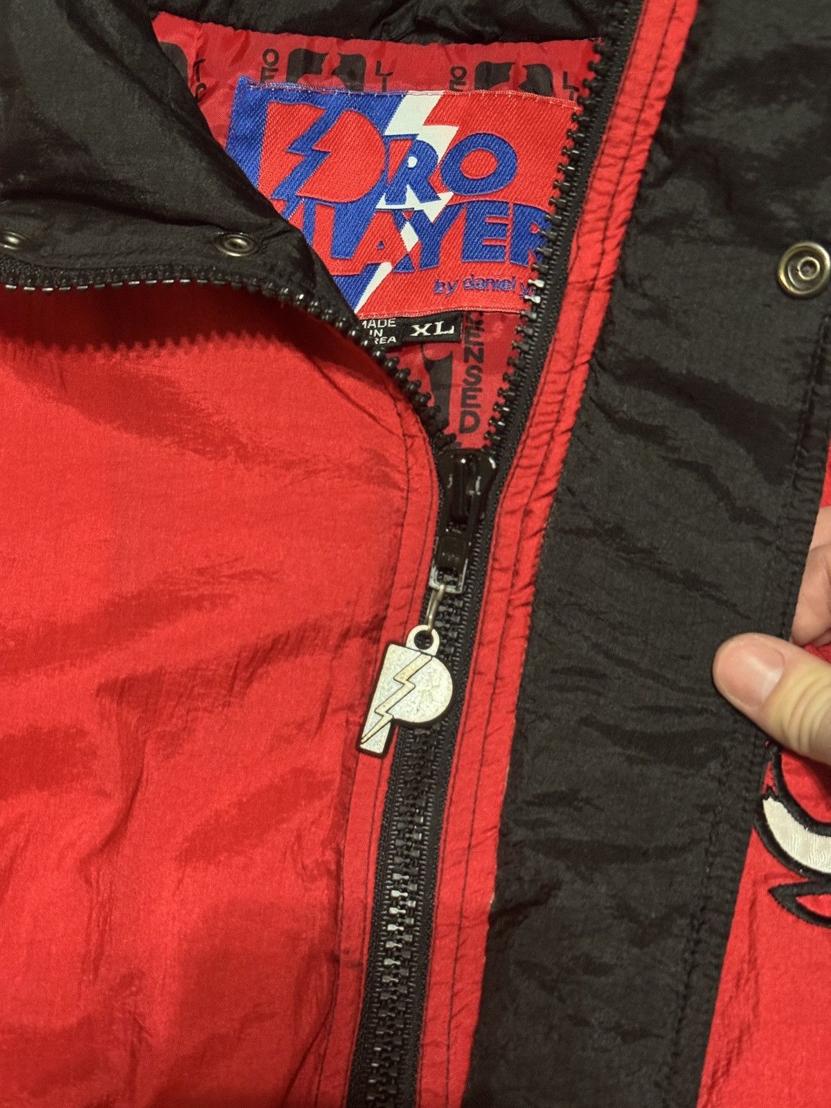 Pro Player 90s Chicago Bulls INSANE Pro Player Puffer Long XL Jacket Size US XL / EU 56 / 4 - 6 Thumbnail