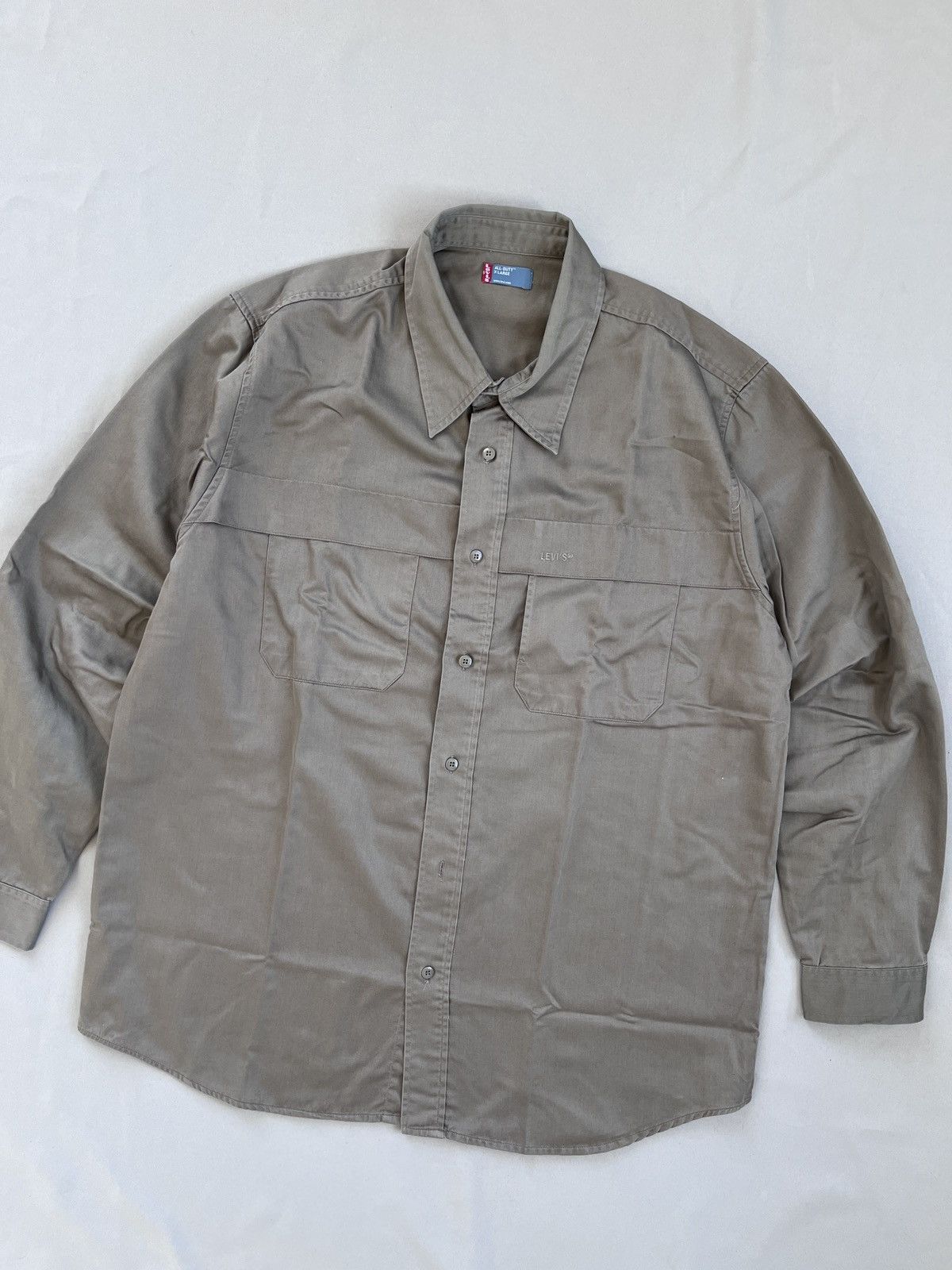 Levi's Levi's All Duty Military Workwear Field Shirt Size US XL / EU 56 / 4 - 2 Thumbnail