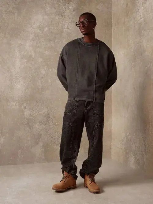 Jean Kasuga x Miho Skater Baggy Vintage 90s Jeans Denim Size US 32 / EU 48 - 6 Thumbnail