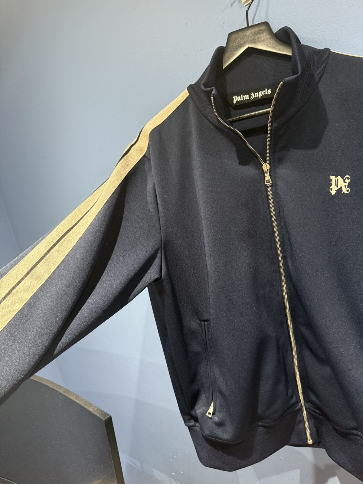 Navy Palm Angels Track Jacket