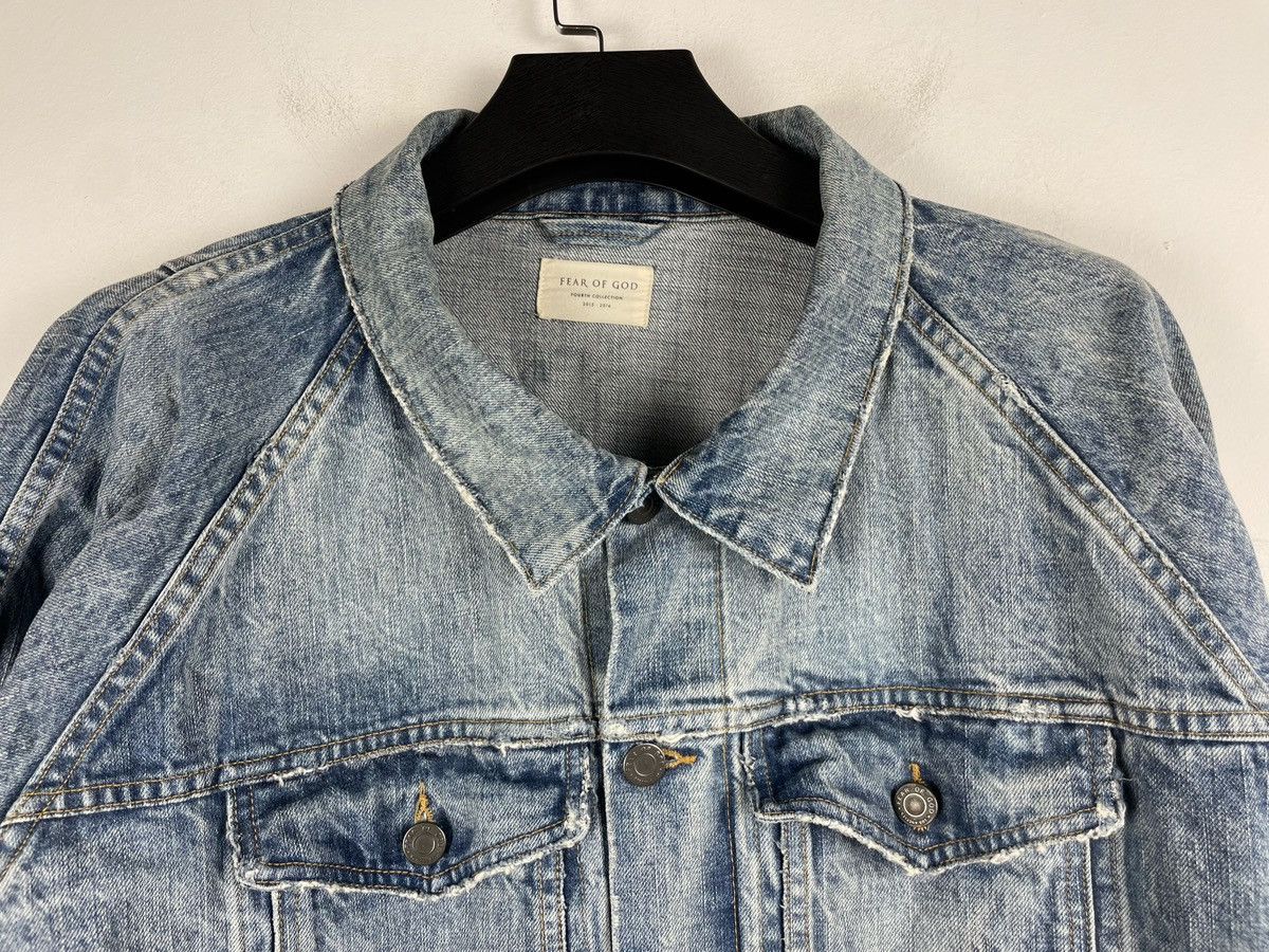 Fear of God Fear Of God 4th Collection OG Denim Jacket Size US XL / EU 56 / 4 - 8 Thumbnail