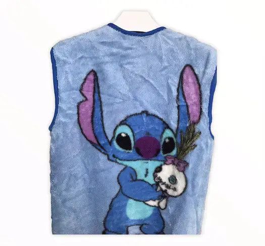 Cartoon Network × Disney Disney Cartoon Network Stitch Big Logo Fleece Vest Size US S / EU 44-46 / 1 - 6 Thumbnail