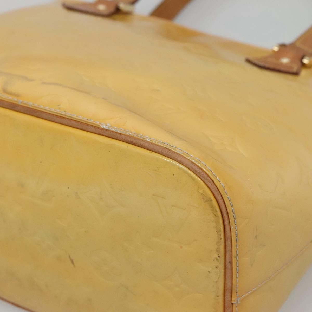 Louis Vuitton LOUIS VUITTON Monogram Vernis Houston Hand Bag Gris M91053 Size ONE SIZE - 9 Thumbnail