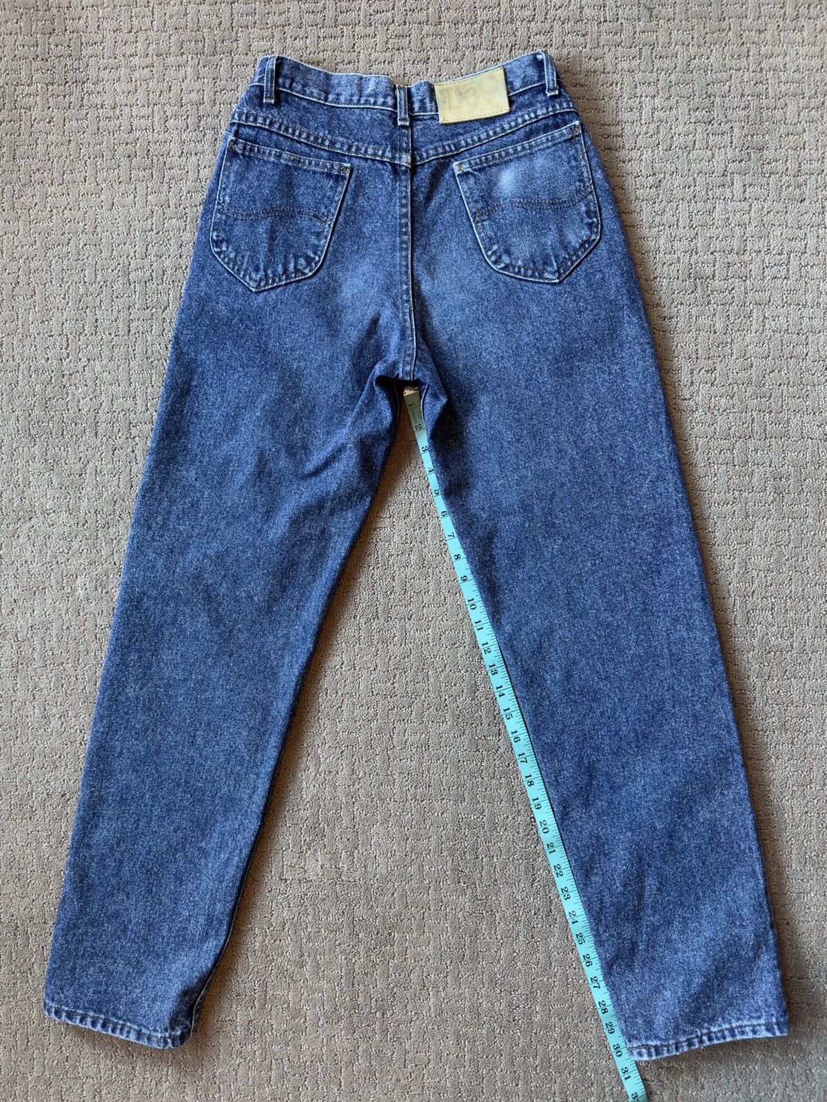 Lee × Vintage Dark Wash Straight Leg Jeans Size US 30 / EU 46 - 6 Thumbnail