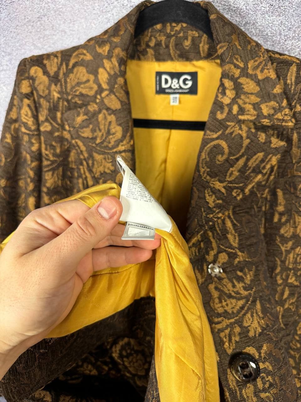 Dolce & Gabbana × Vintage Vintage Dolce Gabbana Retro Paisley Print Woman Coat 28/42sz Size M / US 6-8 / IT 42-44 - 18 Thumbnail