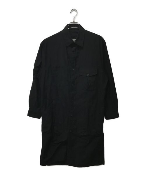 image of Yohji Yamamoto Pour Homme Alpaca Blend Long Knit Cardigan in Black, Men's (Size Large)