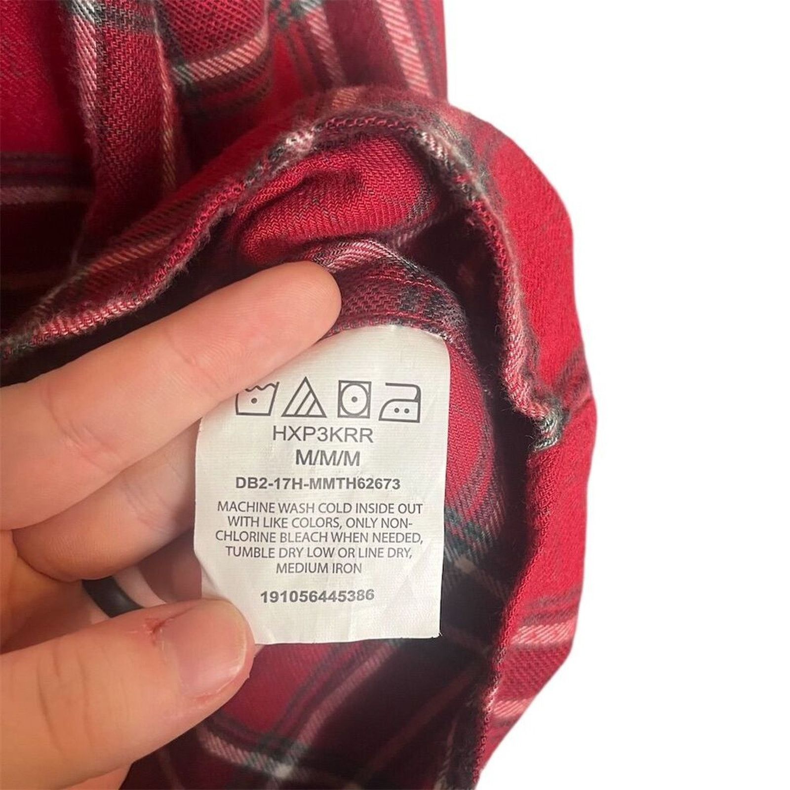 Wrangler Wrangler M Red Plaid Flannel Button-Up Shirt Long Sleeve Size US M / EU 48-50 / 2 - 3 Thumbnail