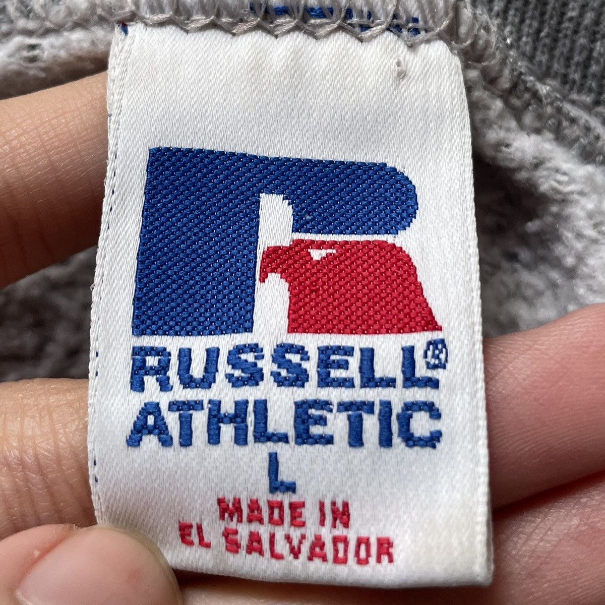 Russell Athletic × Vintage Vintage Brand Russell Athletic Plain Sweatshirt 1990s Size US L / EU 52-54 / 3 - 9 Thumbnail