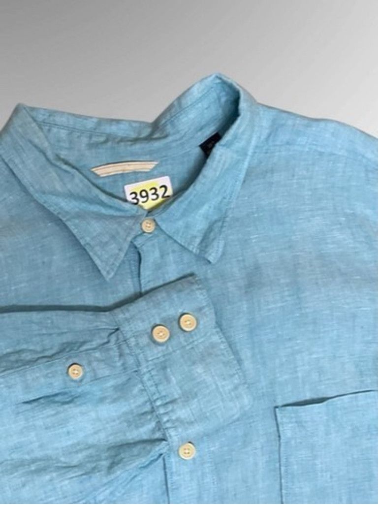 Tommy Bahama Tommy Bahama Relax Linen Button Up Shirt Men Plus Size 3XL Size US XXL / EU 58 / 5 - 1 Thumbnail