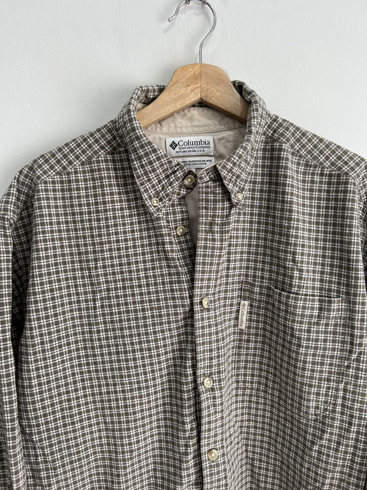 Columbia Vintage Columbia Checkered Plaid Shirt Button Up Size US L / EU 52-54 / 3 - 4 Thumbnail