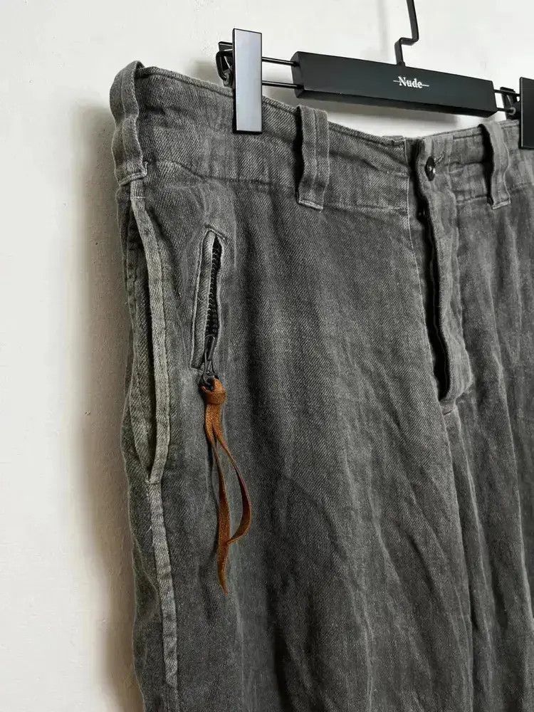 Yohji Yamamoto Sz 3 Yohji Yamamoto Y's 90s Linen Washed Trousers Size US 34 / EU 50 - 3 Thumbnail