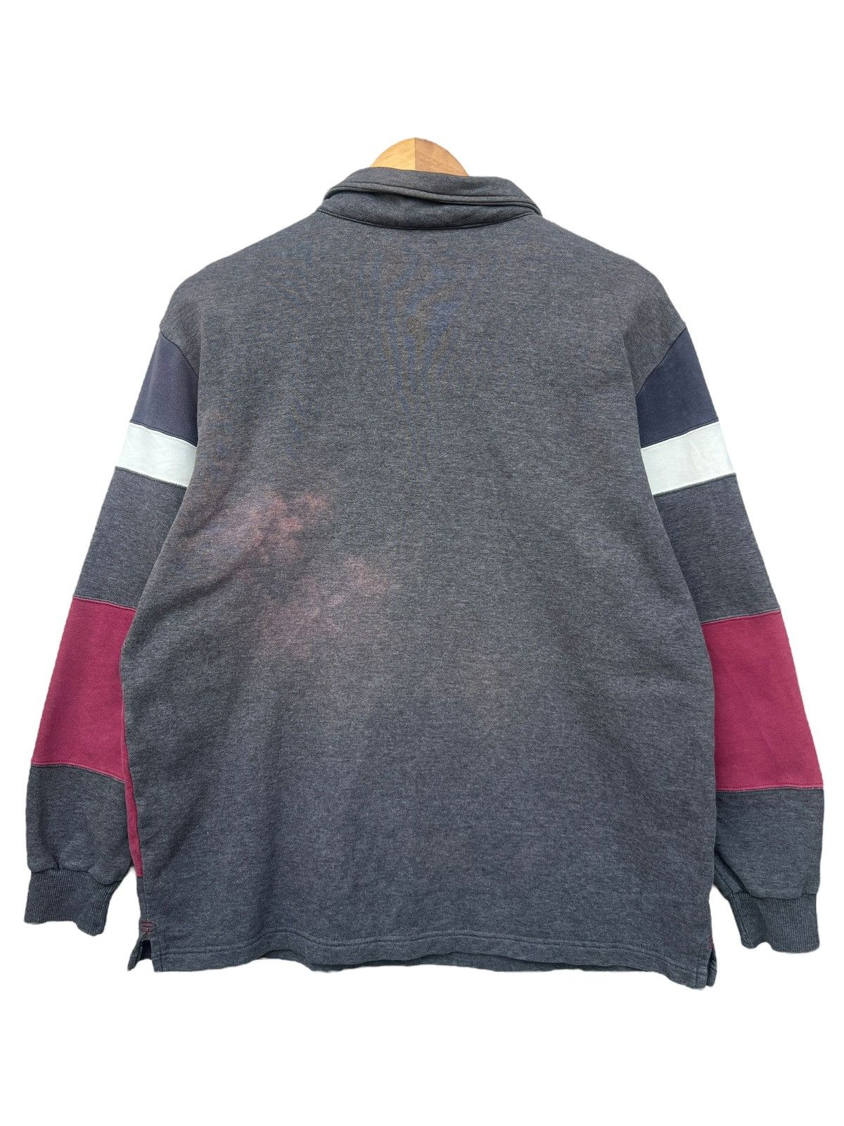 Canterbury of New Zealand Vintage Centerburry Half Zip Big Logo Distressed Sweatshirt Size US M / EU 48-50 / 2 - 2 Thumbnail