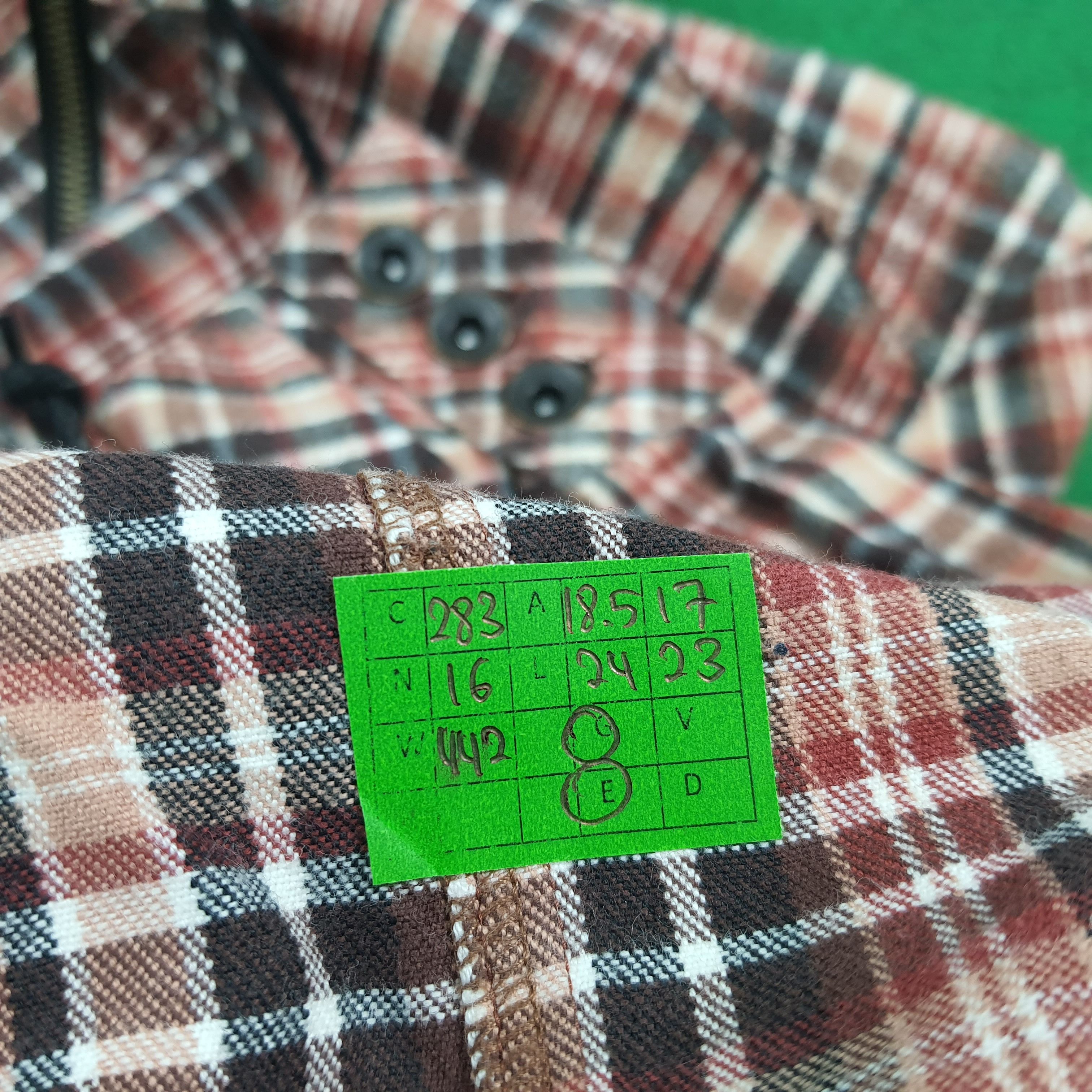 Schlussel Vintage SCHLUSSEL Plaid Full Zip Grunge Jacket C283N16 Size US XS / EU 42 / 0 - 8 Thumbnail