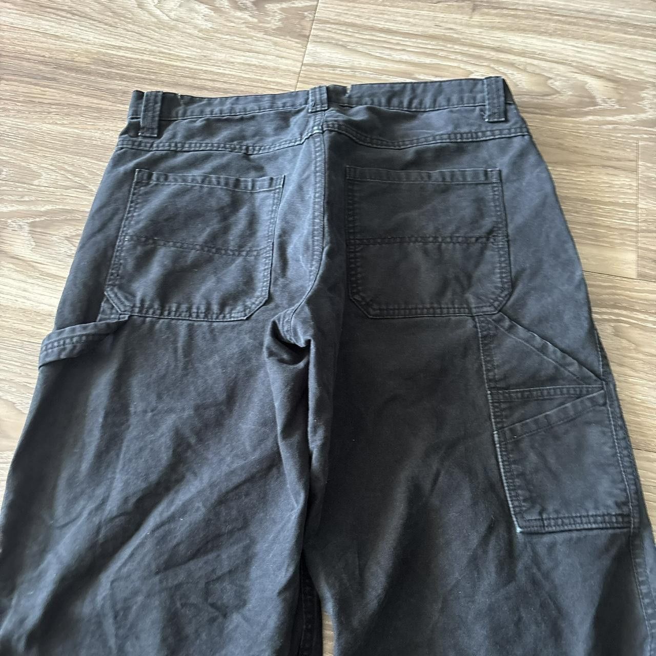 Vintage Crazy Vintage Y2K/2000s Baggy Black Streetwear Skater Carpenter Pants! 32x32 Size US 32 / EU 48 - 6 Thumbnail