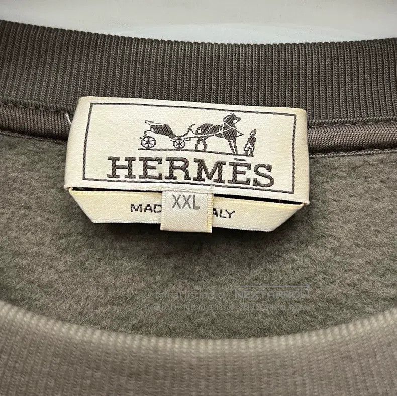 Hermes Hermes Gray Striped Hoodie Size US XXL / EU 58 / 5 - 4 Thumbnail