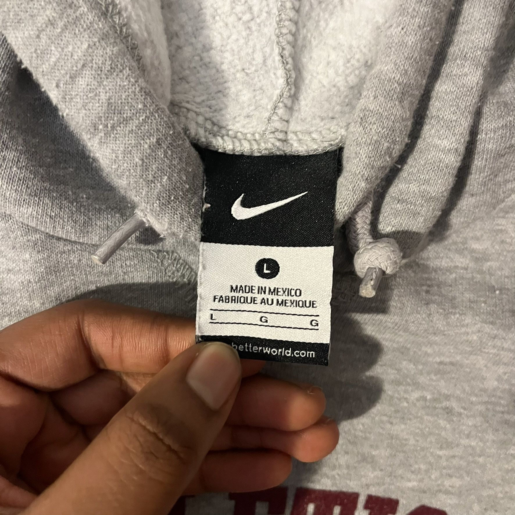 Nike Y2K 2000s 00s Nike Brand Athletics Graphic Sportswear Hoodie Size US L / EU 52-54 / 3 - 4 Thumbnail