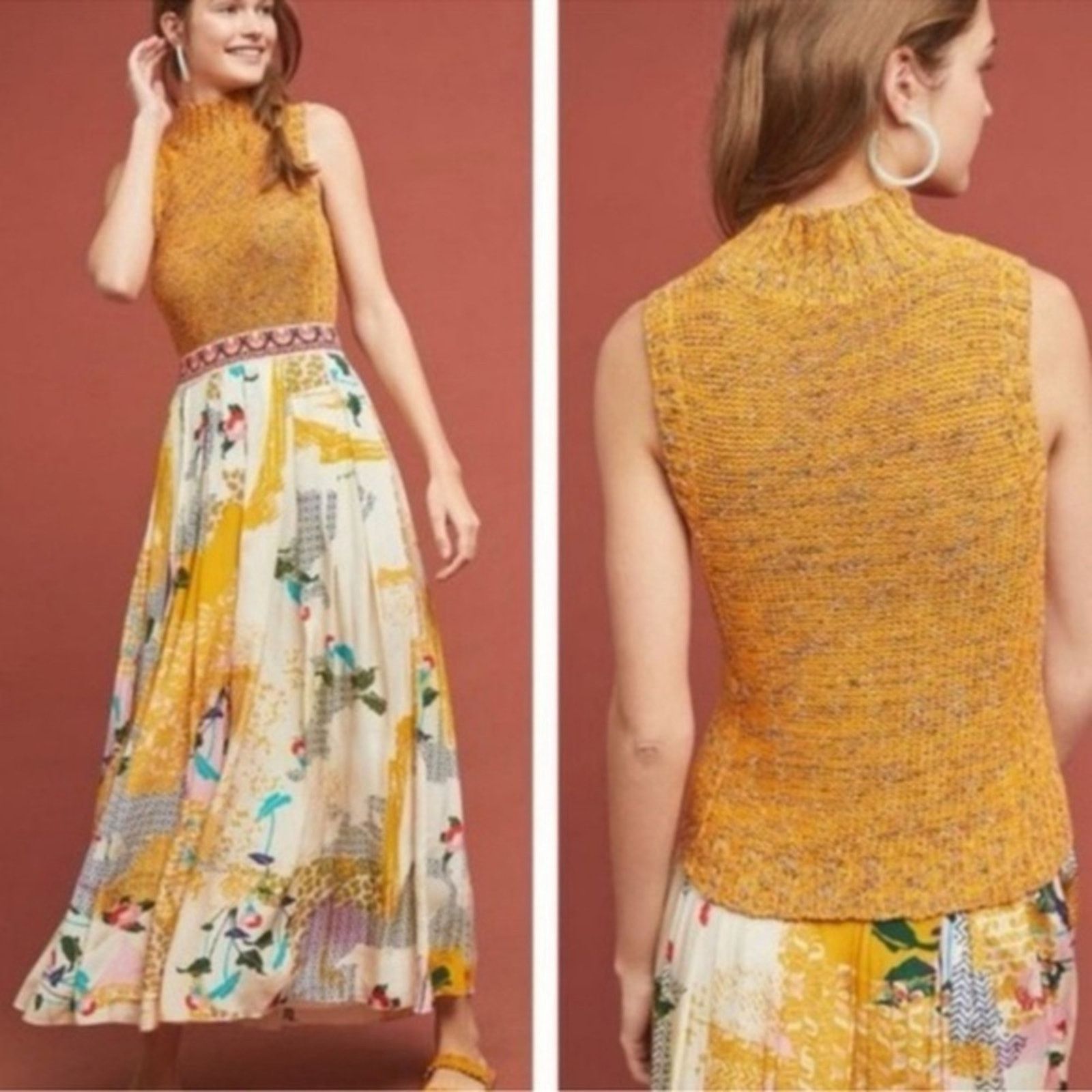 Anthropologie Anthropologie Sunrise Sweater Knit Tank Vest Women’s XS Size XS / US 0-2 / IT 36-38 - 3 Thumbnail