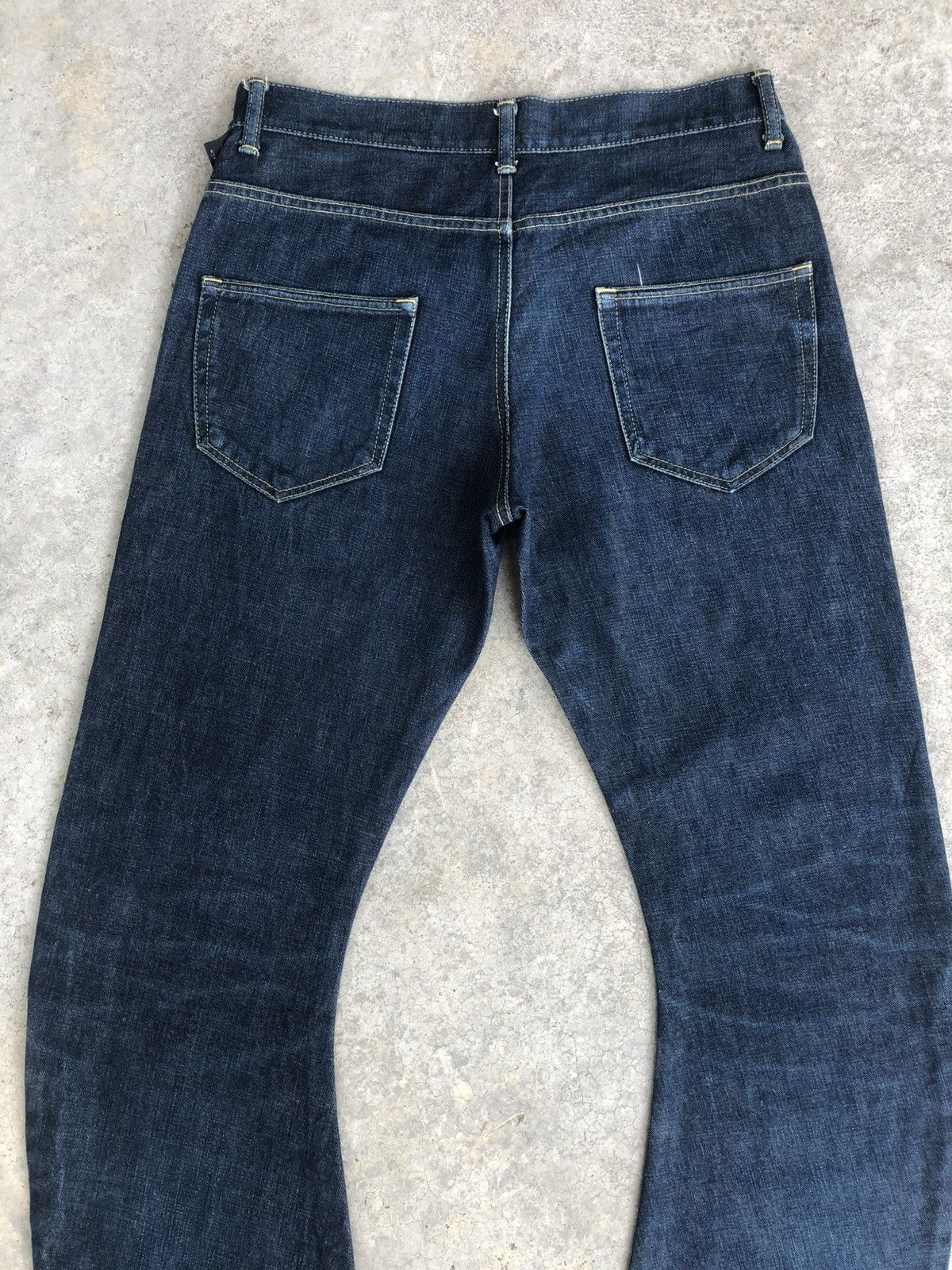 If Six Was Nine Japanese WJK Flared Jeans Bootcut Distressed J Cut Size US 31 - 8 Thumbnail