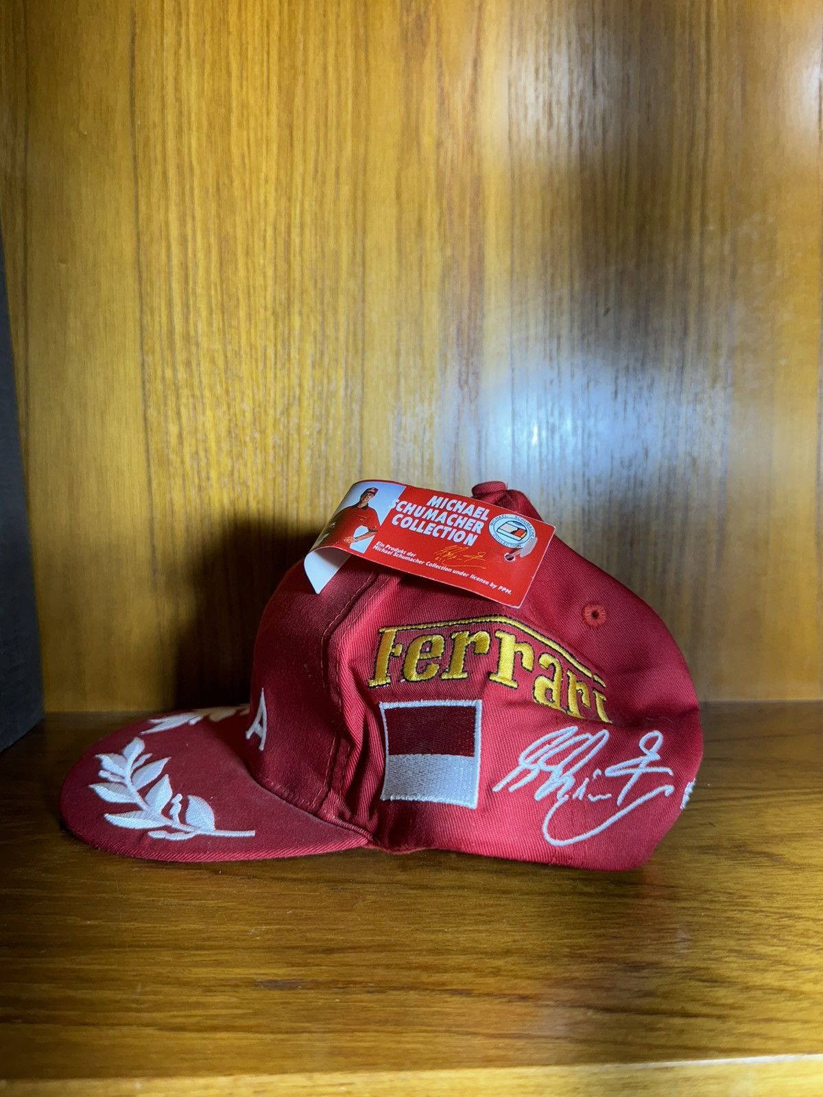 Vintage Vintage Ferrari Dekra Schumacher Hat Size ONE SIZE - 4 Thumbnail